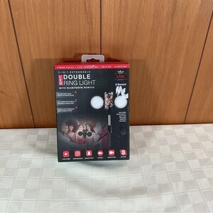 New led double ring light with Bluetooth remote